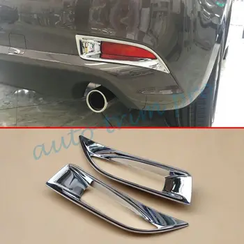 

2pcs Chrome Tail Rear Fog Light Lamp Foglight Cover Parts Trim Fit For Mazda 3 (BN) Hatchback 2017 2018 Accessories