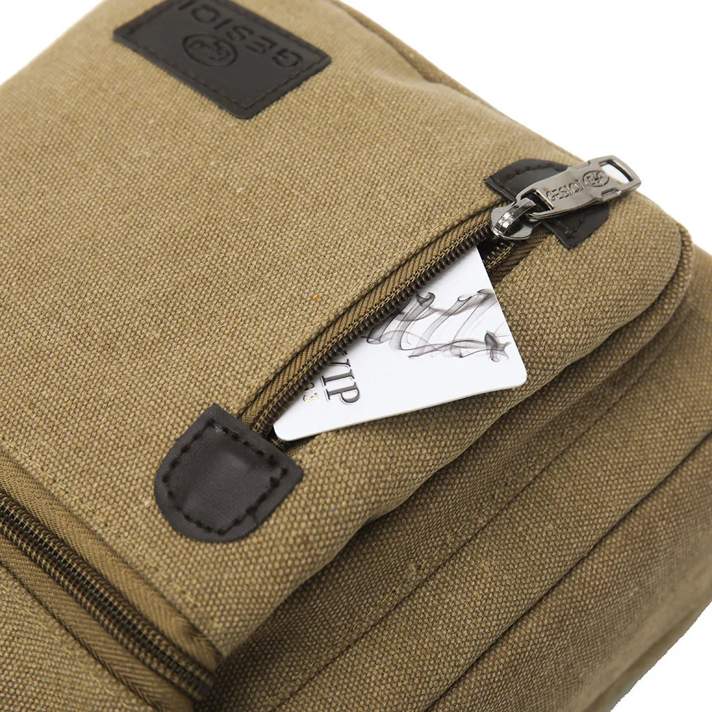 Новое поступление, роскошная брендовая мужская сумка-мессенджер, винтажная модная холщовая однотонная Повседневная деловая сумка на плечо, сумки-мессенджеры