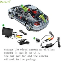Cls Professional 2.4G Wireless Color Video Transmitter and Receiver for The Vehicle Backup Camera/Front Car Camera Jun10
