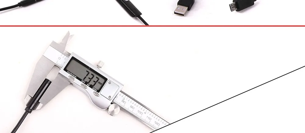 2в1 эндоскоп микро USB эндоскоп для Andriod телефона и ПК 7,3 мм Диаметр HTA7 6LED 60 градусов ангел IP67 Inspecition Endscope