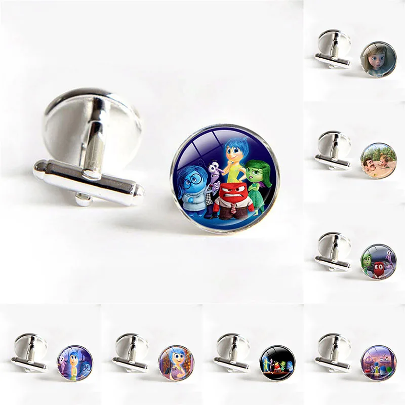 New arrival Inside Out cufflinks Inside Out wedding cufflinks Sadness