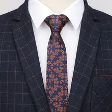 Новинка 7 см Gravata Mens галстук роскошный мужской цветочный узорчатые Галстуки Hombre классический деловой Повседневный галстук для свадьбы