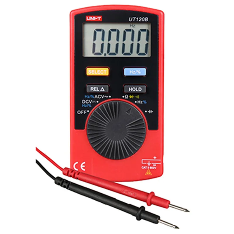 

UNI-T Multimeters UT120C Digital Multimeter Auto Range LCD AC/DC Voltage Current Meter Capacitance Resistance Multimeter Tester