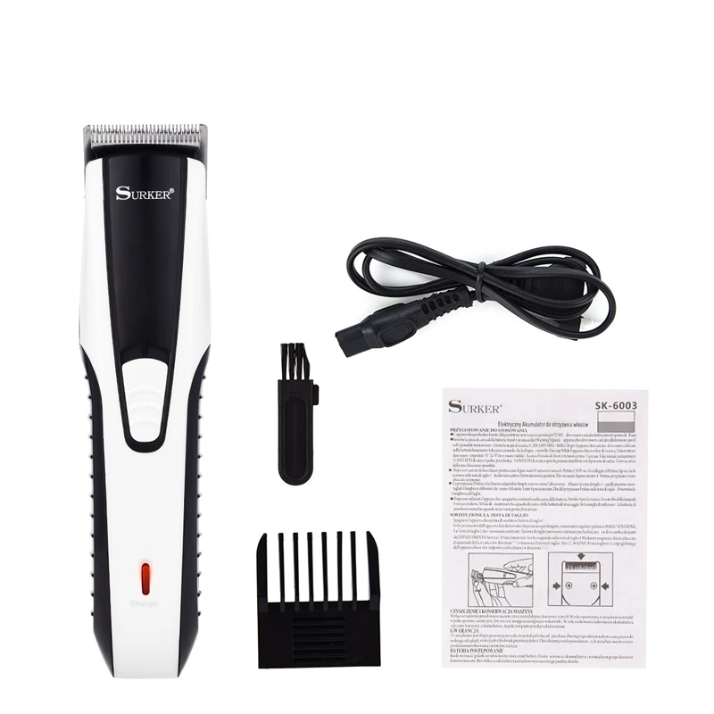 SURKER Professional Electric Beard Trimmer Rechargeable Shaver Hair Clipper Razor Hair Cutting Machine Men Barber Hair Cutter
