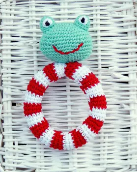 

Crochet Rattle Baby gift toy doll
