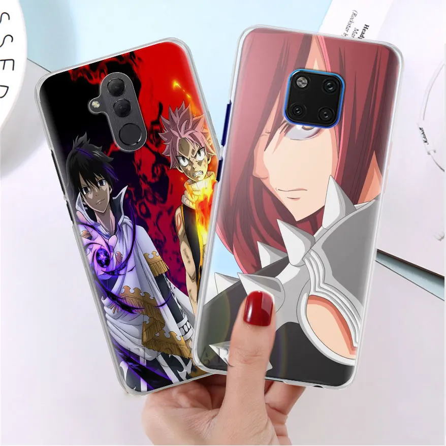 Аниме Манга Феи хвост план Футляр для телефона для huawei mate 20 Lite mate 10 20 P30 Pro P10 P20 P30 Lite P Smart Plus корпус