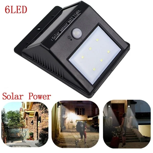 Aliexpress 6 Led Solar Light Dc 6v Wireless Pir Motion 6 Led Solar Light Dc 6v Wireless Pir Motion Sensor Lamp Ip65 Waterproof Outdoor Lighting