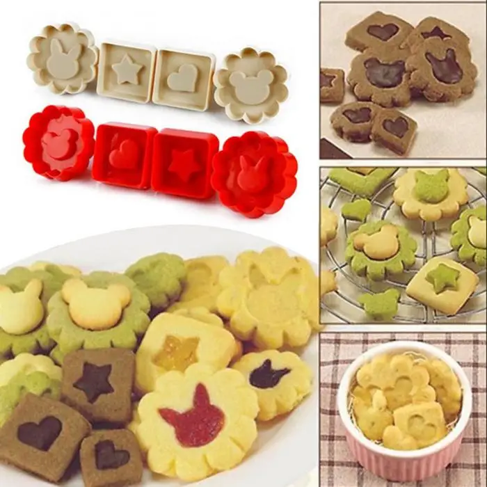 1 комплект DIY приготовление печенья плесень двойные резиновые боковое использование резак для фруктов приспособление для выпечки TN88