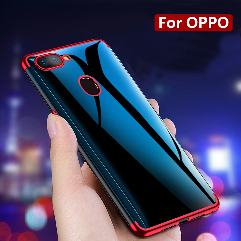 Phone Case For OPPO F9 Cover Soft Laser Plating Coque F7 K1 Find X F5 Funda | Мобильные телефоны и аксессуары