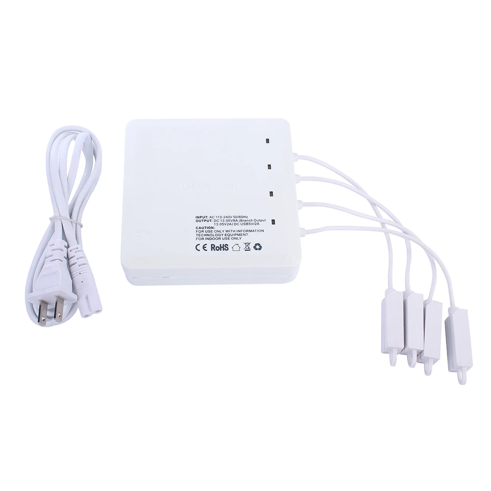 

HOT Multi Battery Charger Charging Hub Intelligent 6 in 1 Durable Dual USB For DJI Air Drone Drop shipping