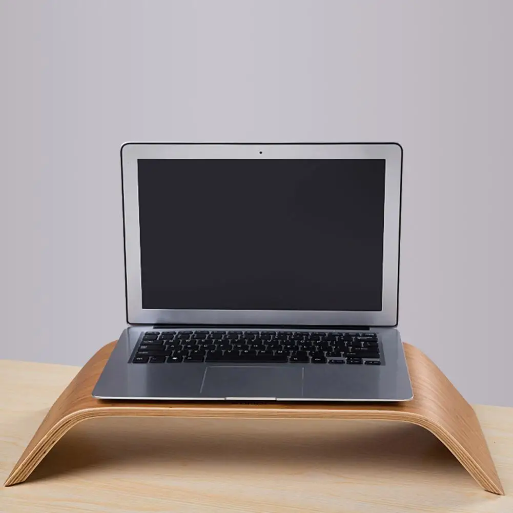 

Universal Desktop PC Monitor Notebook Laptop Heighten Bamboo Stand Base Holder Good quality
