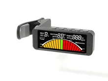 Clip on Tuner and Metronome for Guitar Bass All String Wind and Brass Instruments Flanger FMT-209 free shipping