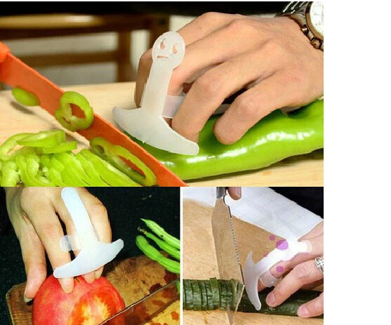 

1pcs Hand Guard Finger Protector Safe Slice Tool Plastic Hand Protector Guard Kitchen Cooking Tools Free Shipping B086