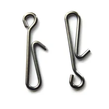 INFOF F6026 200 шт./лот висячие оснастки рыболовная двойная колонковая труба поворотные рыболовные снасти инструменты разъем emerillones PESCA