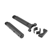 Универсальный 7/" 22 мм черный алюминиевый руль мотоцикла поперечный руль усиленный регулируемый руль мотоцикла стиль