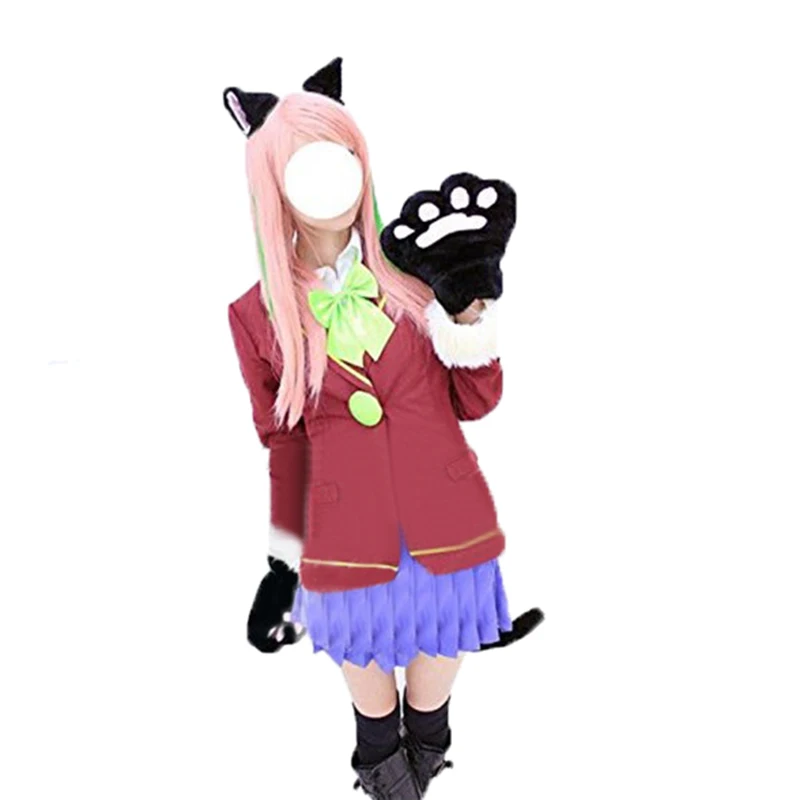 Костюм для косплея Osomatsu kun Nyaa Hashimoto chan Osomastu san Nya платье с ушками хвостом и