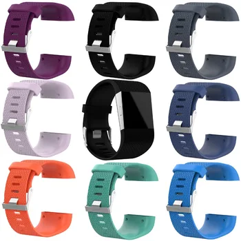 

Colorful Sport Silicone Watch Wrist Strap For Fitbit Surge Smart Bracelet Replacement Wrist Band With Screwdriver Accessories