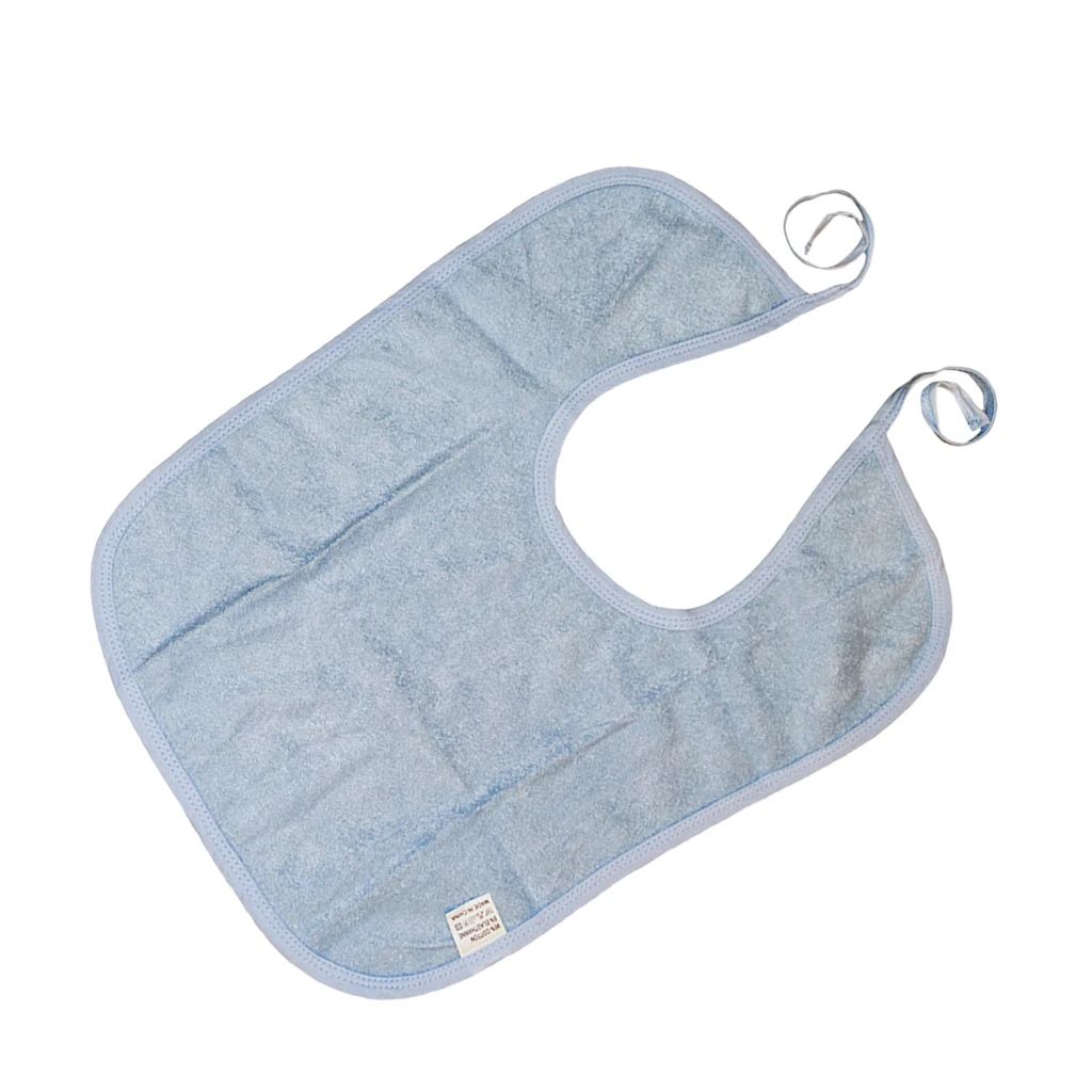 Drool Absorbing Bibs 1Pc Adult Disability Bib Mealtime Dining Cloth Protector Apron Waterproof For Baby Children 40x30cm