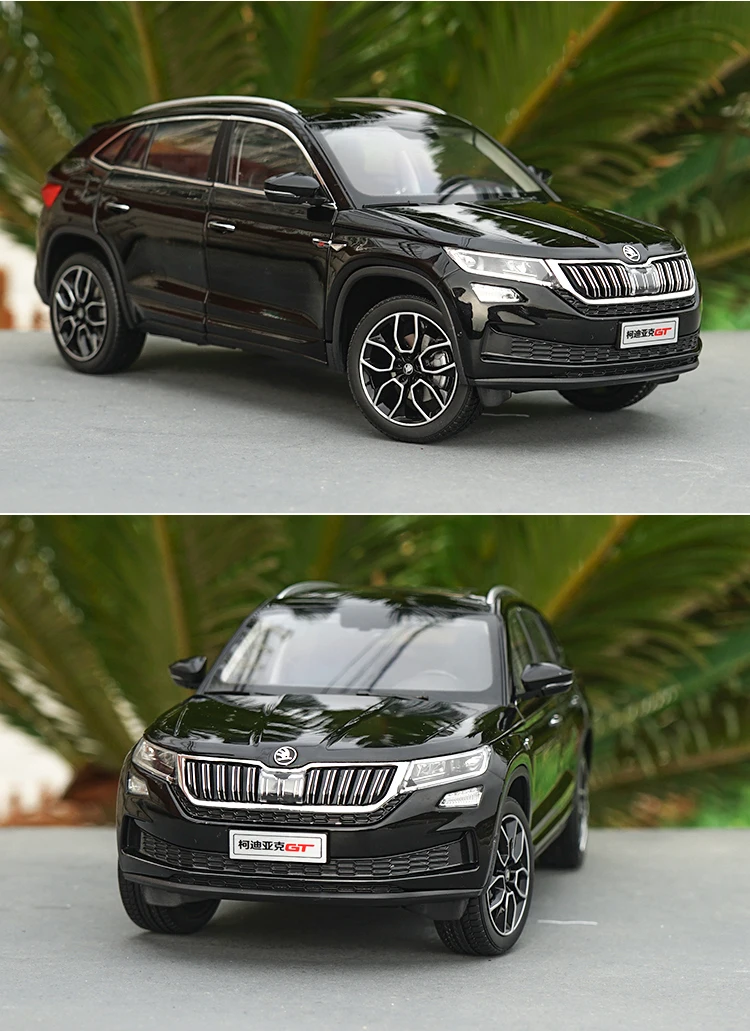 1/18 Skoda KODIAQ GT SUV литая модель металлическая модель автомобиля SUV Hobby черный красный подарок для мальчиков Коллекция