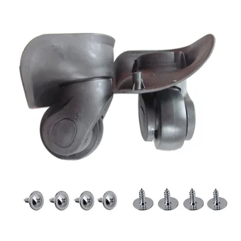 

Left Right Trolley Case Repair Wheel Large Universal Travel Suitcase Accessories Wheel ABS&Nylon Black Grey A08 2PCS