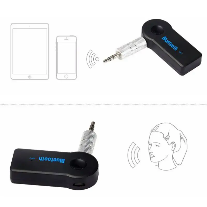 Музыка Аудио Bluetooth ресивер адаптер Aux для наушников ресивер гарнитура Хэндс фри, стерео 3,5 Blutooth Беспроводной для автомобиля