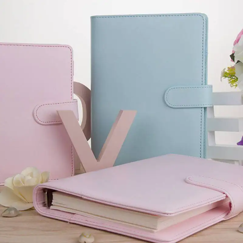 

Macaron A5 Loose-leaf Notebooks Stationery School Office Personal Notepad Agenda Organizer Diary Weekly Planner Gift
