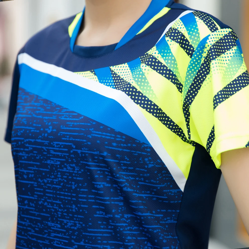 Impresión gratuita de secado rápido bádminton camisa hombres/mujeres bádminton camisas de tenis de mesa camisa deporte gimnasio camisas A111 Impresión gratuita de secado rápido bádminton camisa hombres/mujeres bádminton camisas de tenis de mesa camisa deporte gimnasio camisas A111