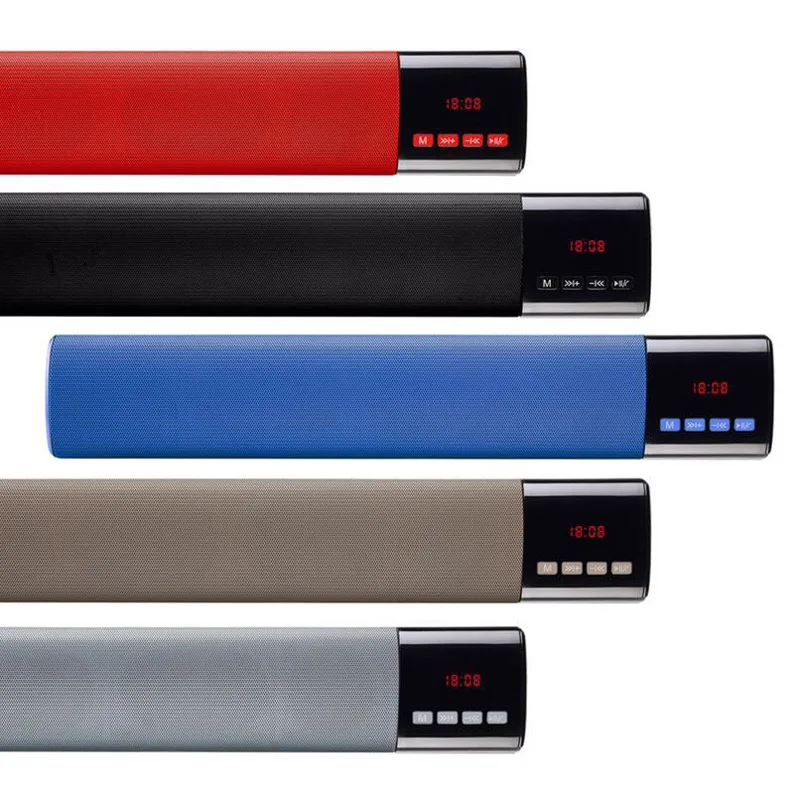 

Big Power 10W HIFI Portable Wireless Bluetooth Speaker Stereo Soundbar TF FM USB Subwoofer Column for Computer TV Phone