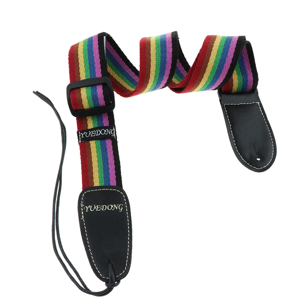 Tooyful Durable Cotton Ukulele Strap Hawaii Guitar Belt Musical Instrument Perform Accessory