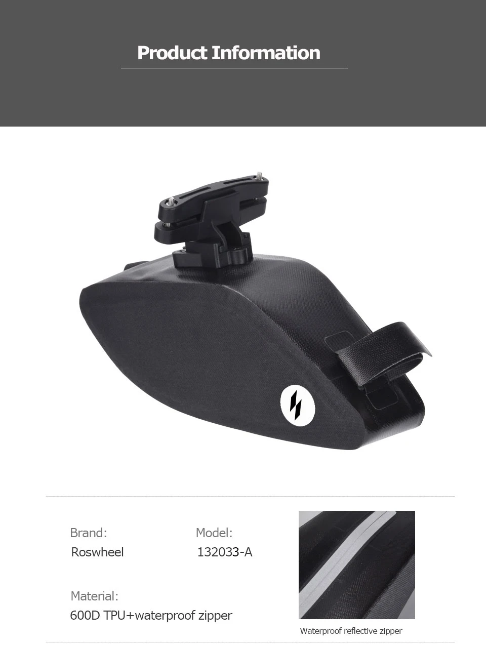 Flash Deal Sahoo Series 132033 132032 Strap-on Mountain Cycling Bike Bicycle Back Rear Tail Seat Saddle Bag Pouch Pannier Sack Wedge Pack 6
