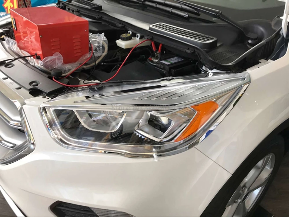Хромированные автомобильные аксессуары для Ford Escape Kuga 2018 2017 светильник няя фара