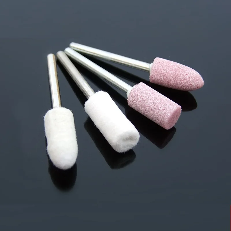 

5PCS Wool Polishing Head Grinding Buffing Wheel Grinder Brushes 3mm Handle Heads for DIY RC Drill Tools Accessories