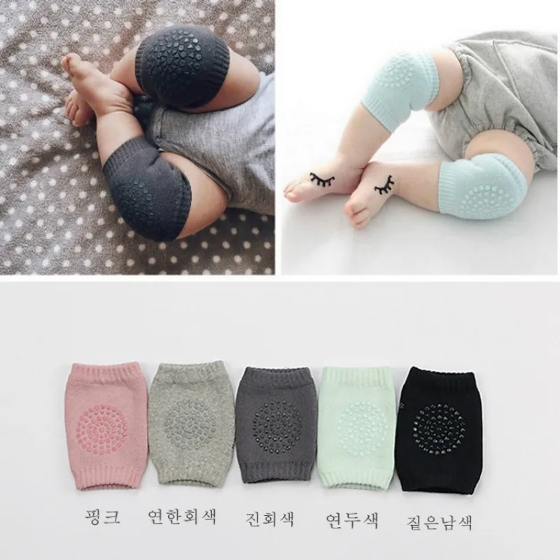 

New Hot Children'S Knee Pads Elbow Summer Baby Baby Crawling Toddler Knee Socks Silicone Non Slip Breathable Deodorant Collision