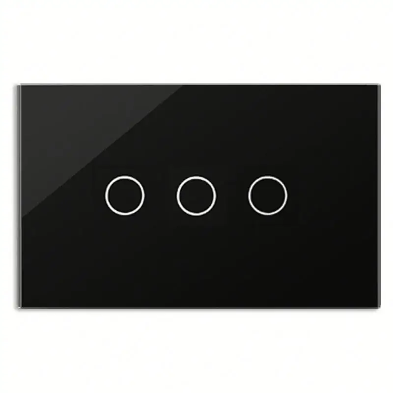 Bseed 240v Touch Switch 3 Gang 1 Way Light Touch Switch
