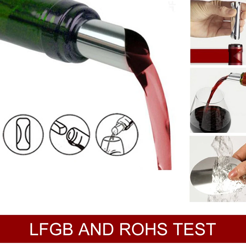 

wine drop stop wine pourer disk pourer vertedor vino wine drops wine set promotion gift