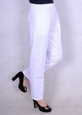 uniformes hospital nursing Nurse Pants White Work Pants Medical Trousers Female 100% Cotton Pink Blue