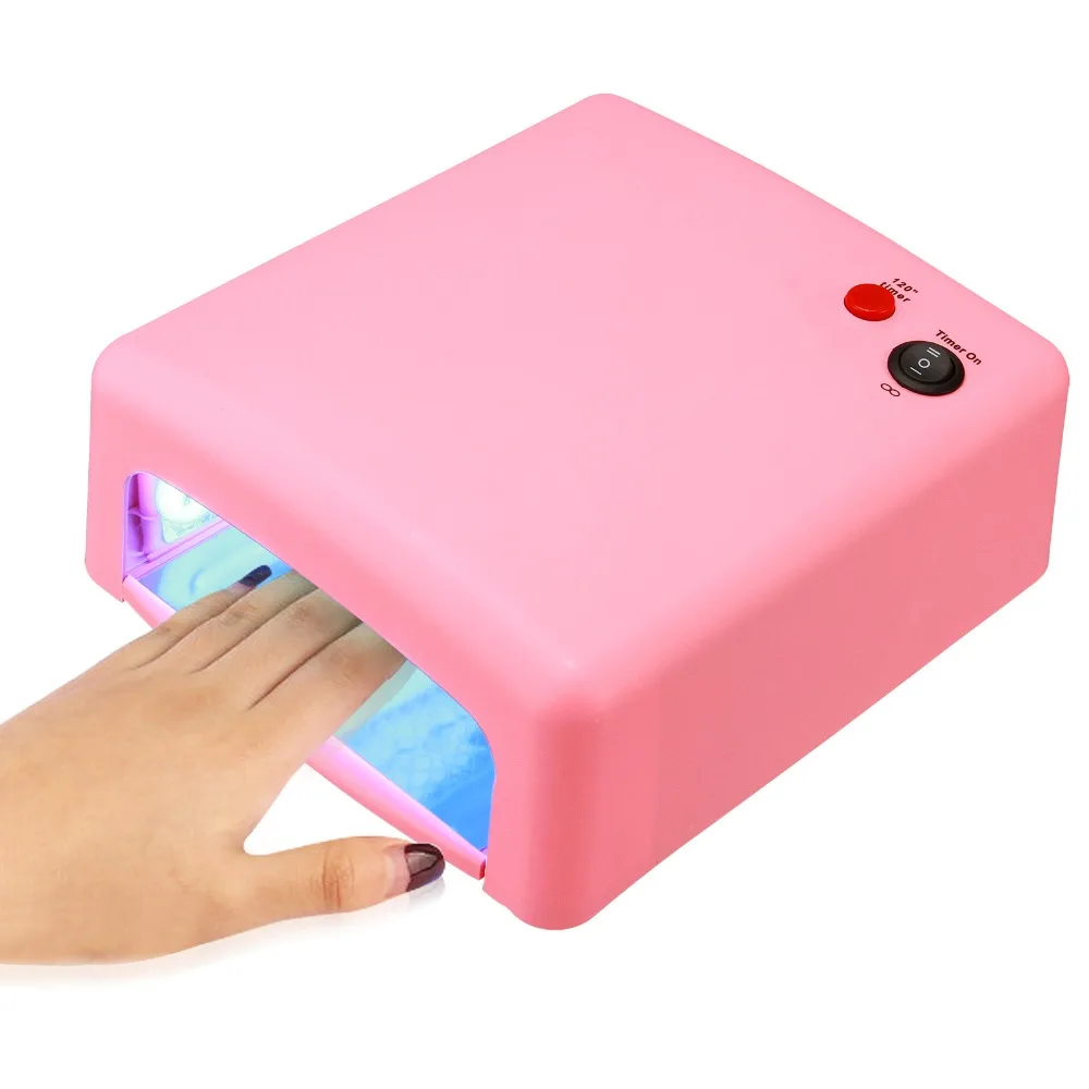 Online Anmas Rucci 36 W ROSA WEIß 110 V 220 V UV GEL NAIL art CURING LAMPE TROCKNER 4x9 W LAMPE Licht Salon