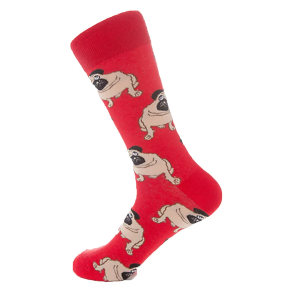 1 пара мужских хлопковых забавных носков, женские мужские носки Sokken Socken Calcetines Fun Happy, мужские носки, цвет, Европейский размера плюс 42, 44, 46