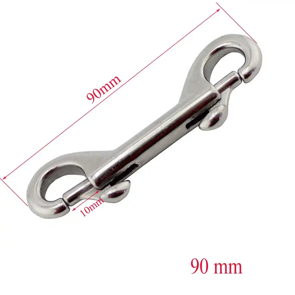 Stainless Steel Scuba Diving Double Ended Hook Snap Bolt kit Quick Draw
