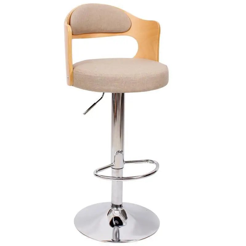 bar chair wood chair stool chair lift bar stool stool simple American leisure chair