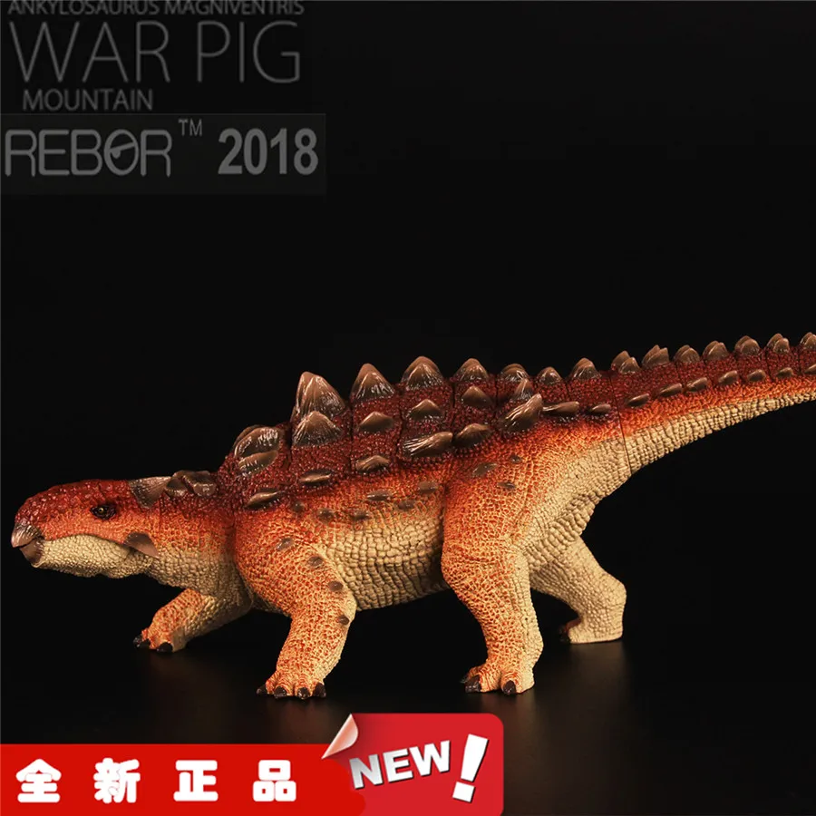 Новинка года. 1:35 в стиле Юрского Периода. Модель динозавра из ПВХ, Ankylosaurus Magniventris WAR PIG "Plain". Коллекция игрушек в подарок