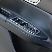 4 шт. DIY Автомобильный Стайлинг Новая АБС хромированная на окно Лифт управление кольцо панель крышка наклейка для Honda Accord 9 Запчасти Аксессуары