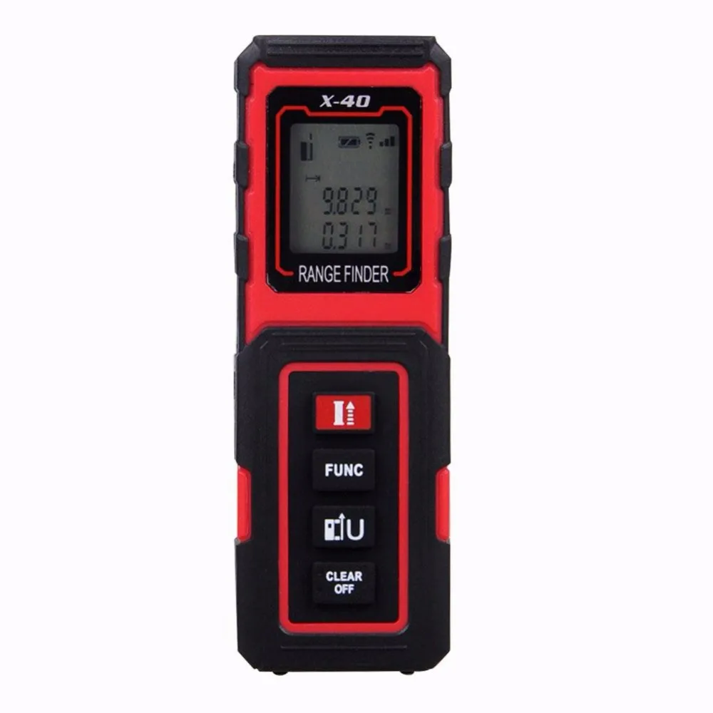 

Jetery 40M Laser Distance Meter Range Finder Portable Handheld Measure Diastimeter X-40