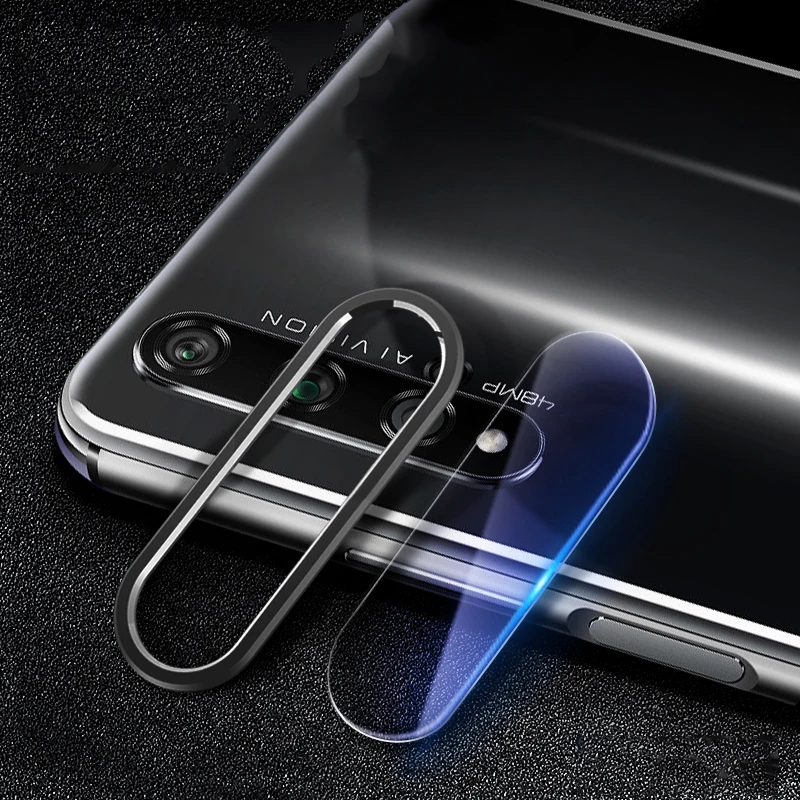 

EXUNTON For VIVO Z5X Back Camera Aluminum Ring Case Protector Lens Circle Guard For VIvo Z5x Camera Lens Tempered Glass