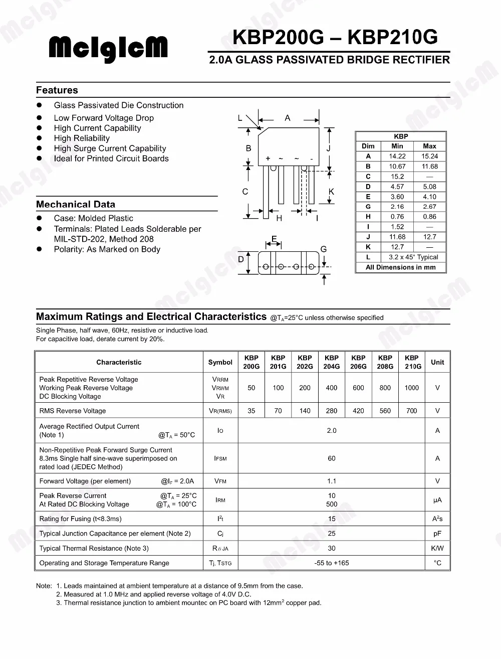 MCIGICM 5 шт. RECT мост GPP 600V 2A KBP206G KBP206|rect|gpp |