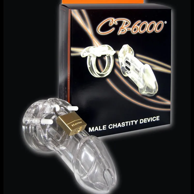CB6000 Male Chastity Device With 5 size font b Penis b font font b Ring b