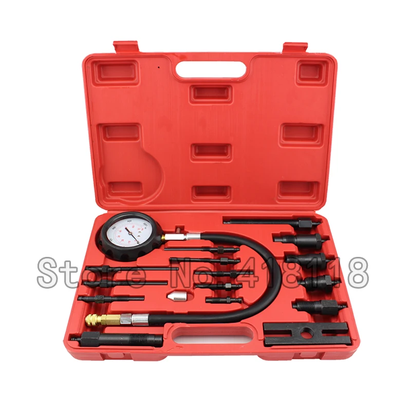 Automotive Tools TU 15B Diesel Engine Compression Tester Kit Engine Testing Tool For Auto Engine Repair