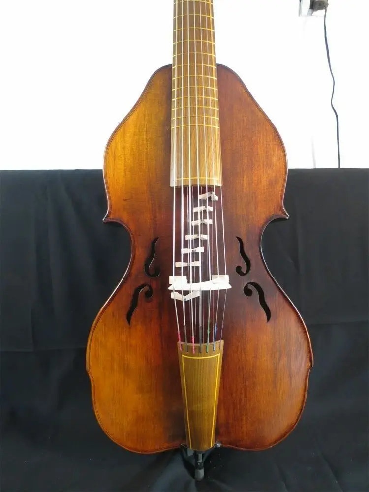 Копия песни старый 14 string 25 1/" viola da gamba с 7 мостами установить лады