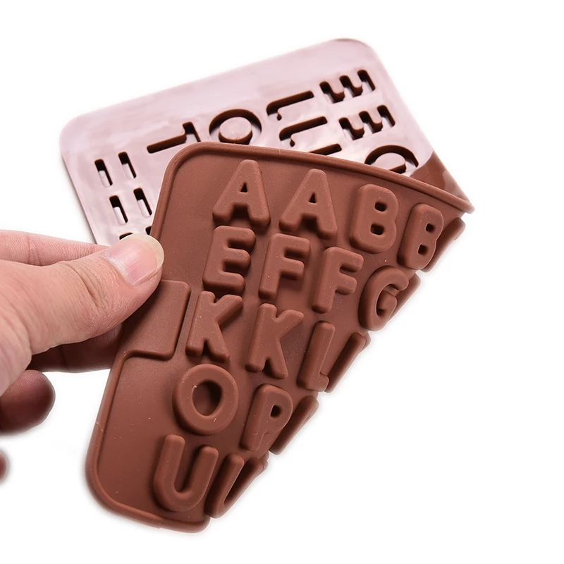 1Pc Practical Alphabet Letter Silicone Cake Mold Fondant Cake Molds