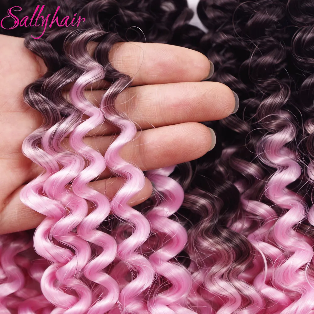 Sallyhair Water Wave Omber Braiding Hair Extension (61)